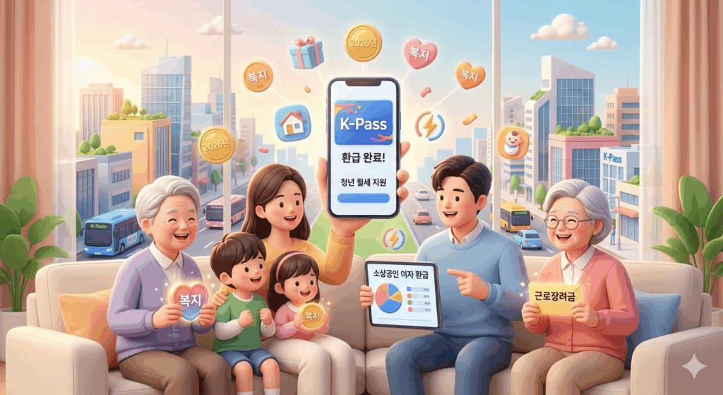 **"정부 지원금 신청을 위한 복지로 및 정부24 애플리케이션 화면"**