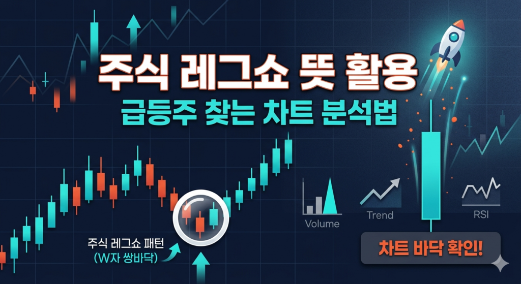 주식 레그쇼 활용 급등주 찾는방법에 대한 포스터