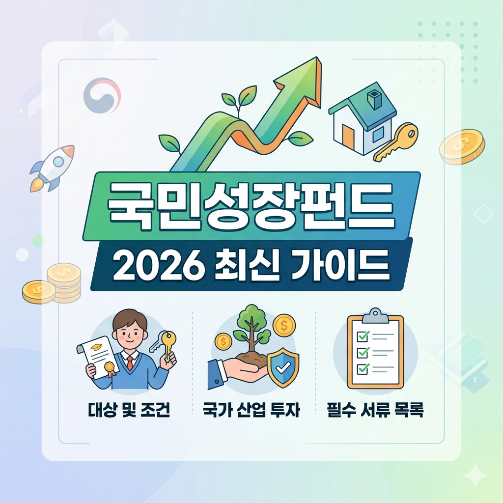국민성장펀드 출시일 2026 조건과 수익률 총정리 포스터