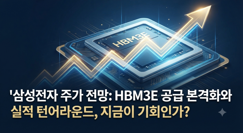 삼성전자 주가 전망 HBM3 공급 본격화 이미지.